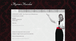 Desktop Screenshot of myriammazzolini.ch
