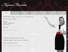 Tablet Screenshot of myriammazzolini.ch